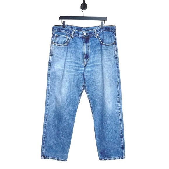 Vintage Levi’s 550 Jeans Mens size 38x29 Blue Medium Wash Straight Leg Relaxed - Picture 2 of 12
